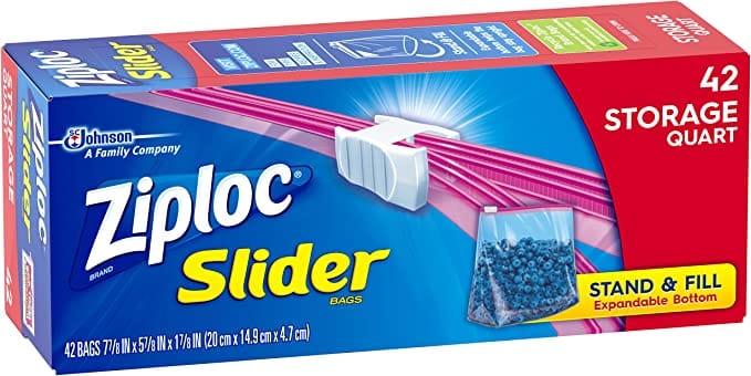 42 sacchetti di conservazione impermeabili e igienici Ziploc Easy Zipper – Tecnologia Power Shield - immagine 2