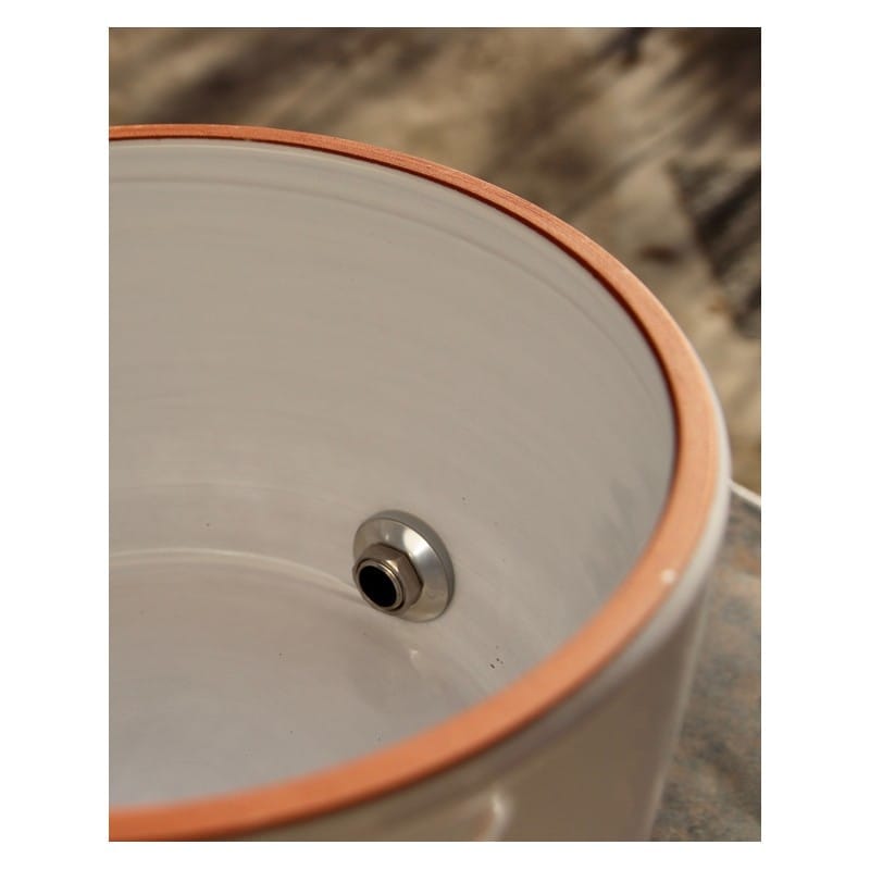 Fontana in terracotta smaltata prodotta in Francia - immagine 4