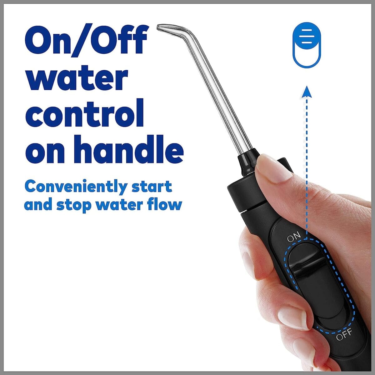 Idropulsore portatile Waterpik ION Professional WF12, per viaggi e uso domestico (NERO) - immagine 18