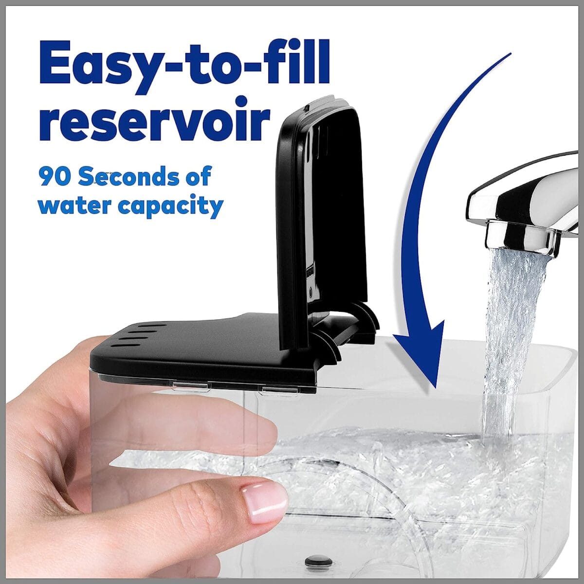 Idropulsore portatile Waterpik ION Professional WF12, per viaggi e uso domestico (NERO) - immagine 19