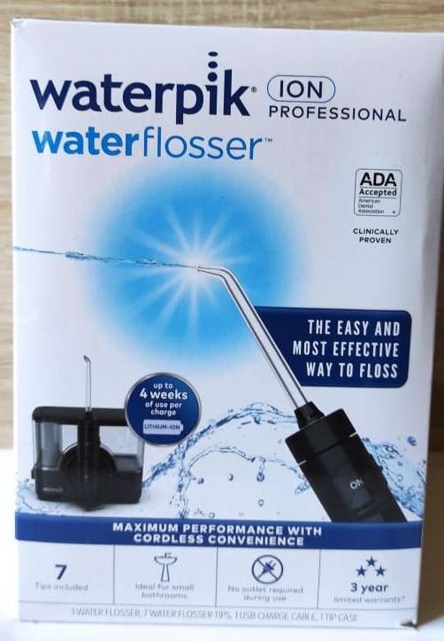 Idropulsore portatile Waterpik ION Professional WF12, per viaggi e uso domestico (NERO) - immagine 6