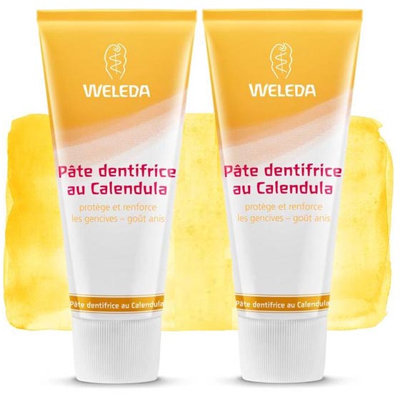 2 Dentifrici naturali Weleda alla Calendula