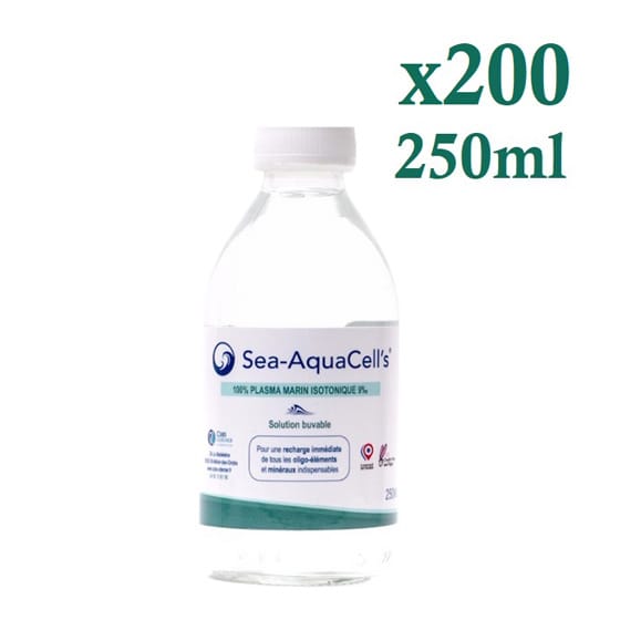 Eau de mer isotonique Sea-AquaCell's. Plasma marin ODEMER-CSBS 250ML X200